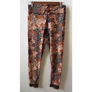 Anthropologie The Upside Floral Leggings women's size 8